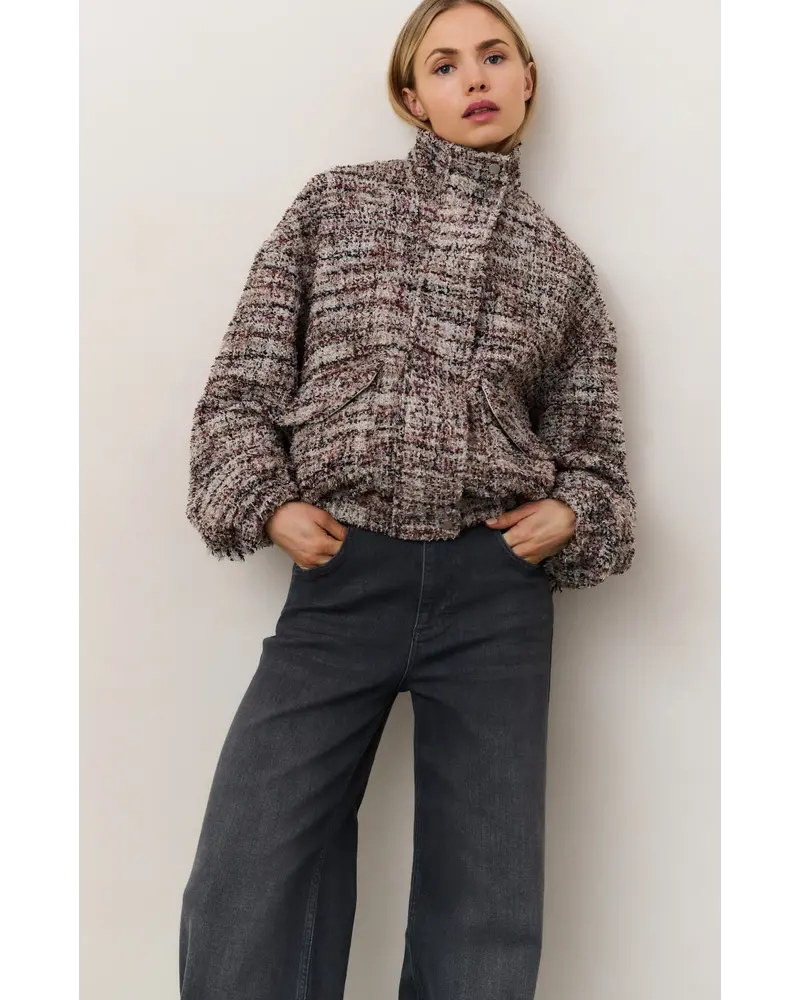 Yaya Blouson en tissu bouclé 01511038