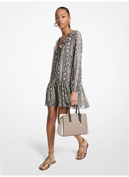 Snake Print Mini Dress MT581DQABE
