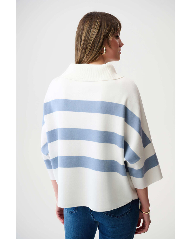 Joseph Ribkoff Sweater with Zipped Collar 261983