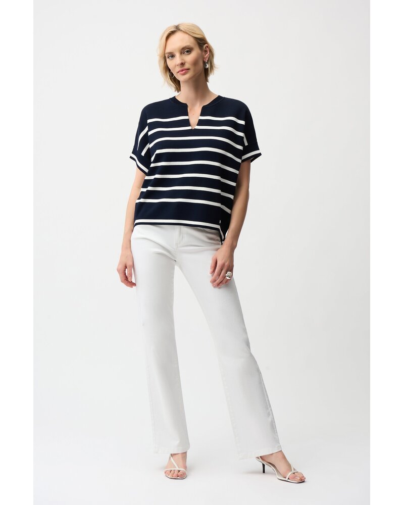 Joseph Ribkoff Striped Knit Top 261921