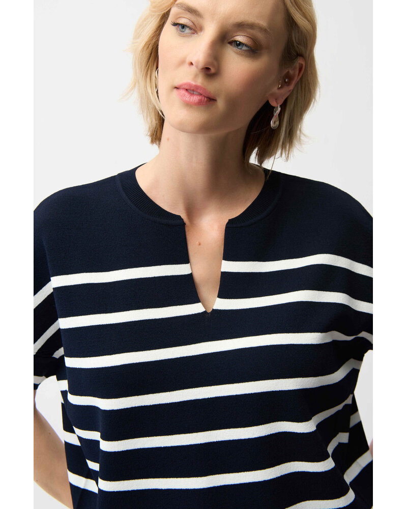 Joseph Ribkoff Striped Knit Top 261921