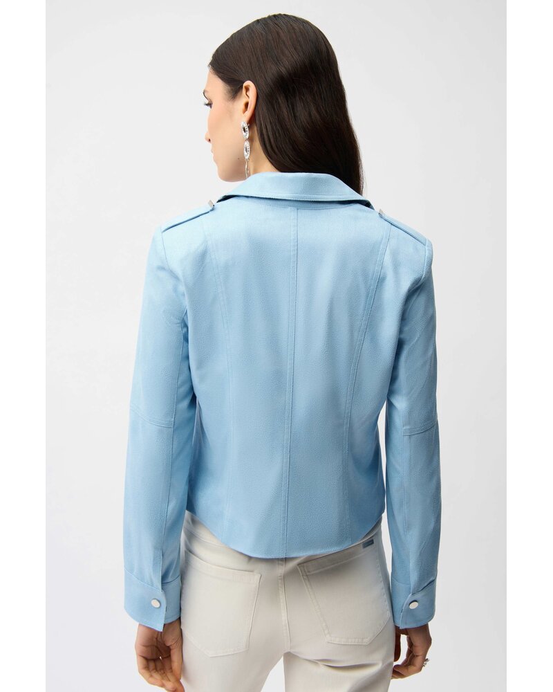 Joseph Ribkoff Faux Suede Fitted Jacket 261910