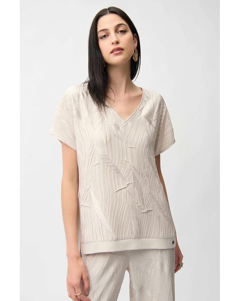 Joseph Ribkoff Haut en Satin Plissé 261160