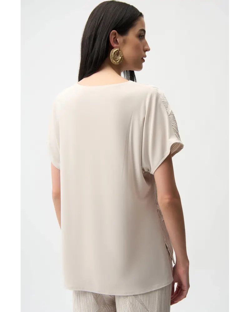 Joseph Ribkoff Pleated Silky Top 261160