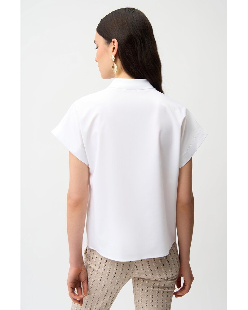 Joseph Ribkoff Stretch Poplin Top 261140
