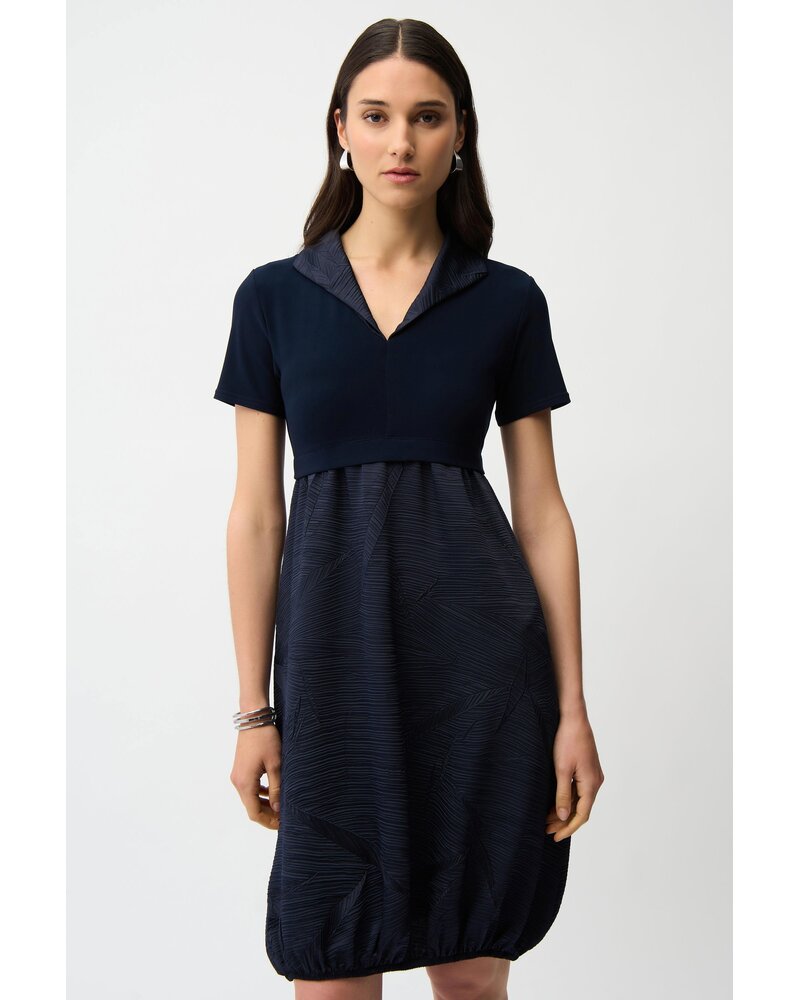 Joseph Ribkoff Robe en Satin Plissé 261016