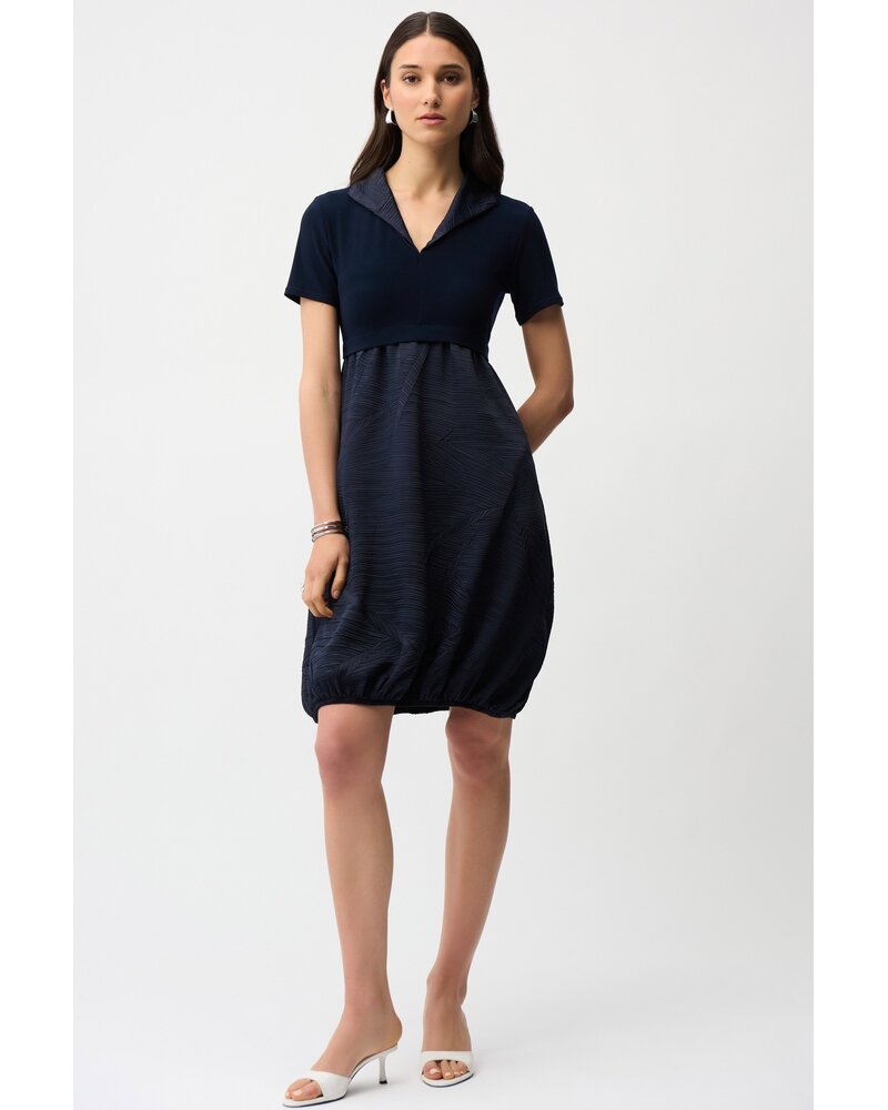 Joseph Ribkoff Robe en Satin Plissé 261016