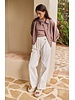 Yaya Yaya- Wide leg trousers with drawcord