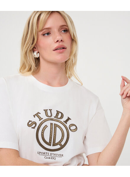 Esqualo T-Shirt imprimé métallique F2605537