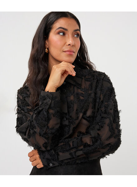 Esqualo Blouse effilochée F2615508