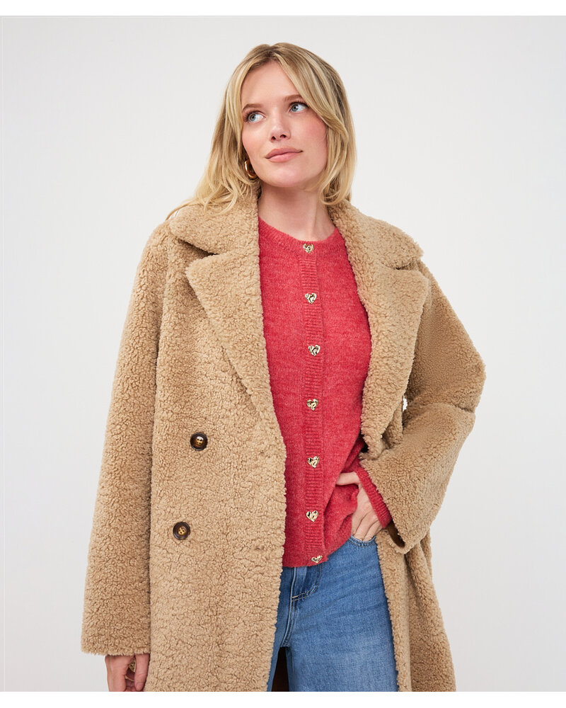 Esqualo Manteau effet mouton F2637517