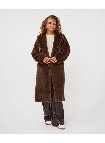 Esqualo Faux Fur Coat F2637521