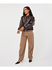 Esqualo Faux Leather Bomber Jacket F2611512