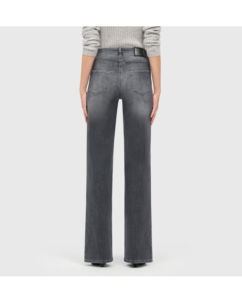 Mac Charcoal Wide Jeans 5228-D901