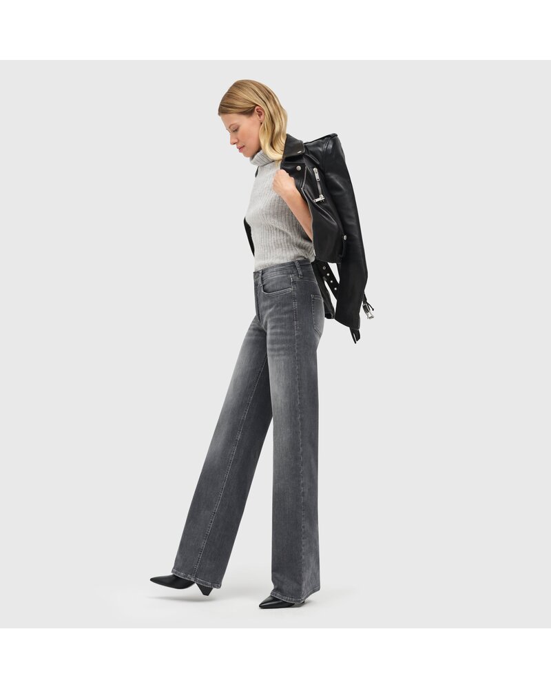Mac Charcoal Wide Jeans 5228-D901
