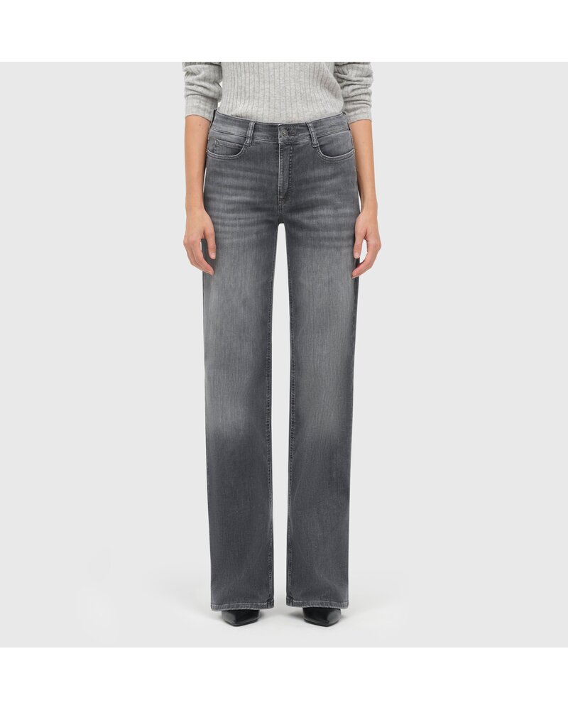Mac Charcoal Wide Jeans 5228-D901