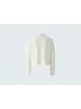 Oui Knit Cardigan with Satin Scarf