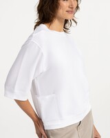 Yaya Jersey rib T-shirt