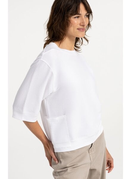 Yaya T-shirt jersey côtelé