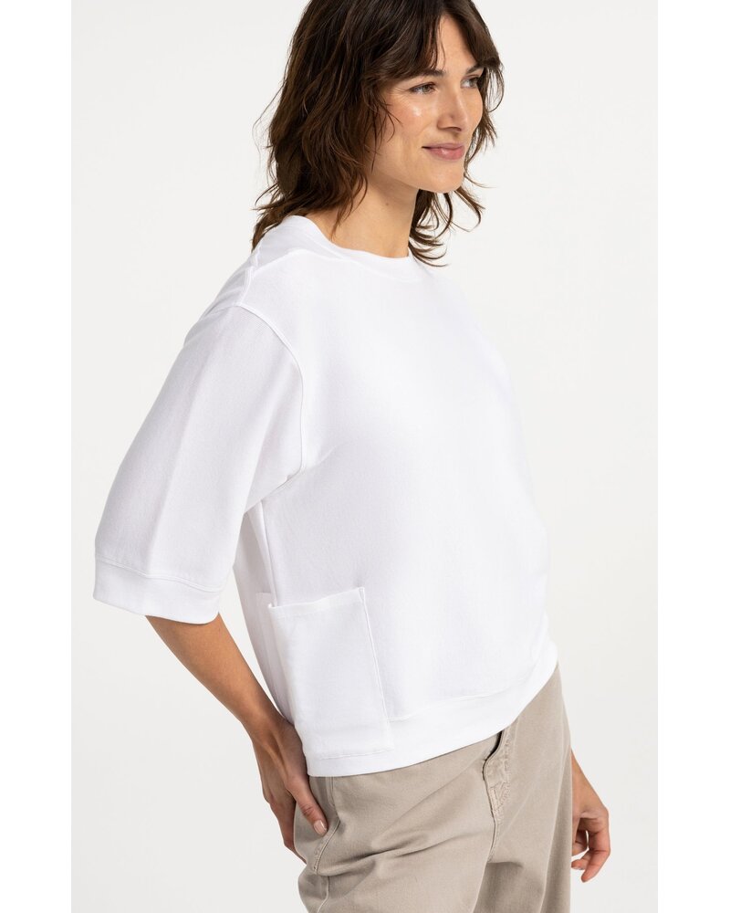 Yaya T-shirt jersey côtelé