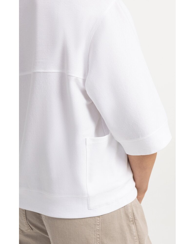 Yaya T-shirt jersey côtelé