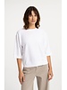 Yaya Jersey short sleeve rib top