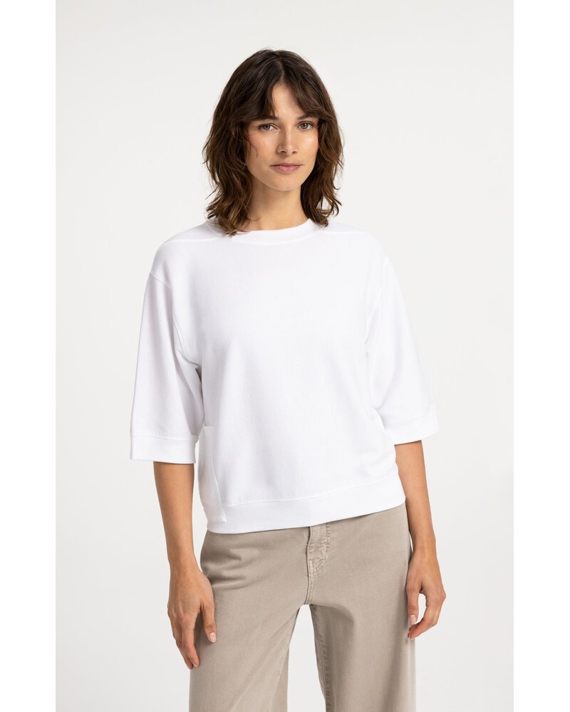 Yaya T-shirt jersey côtelé