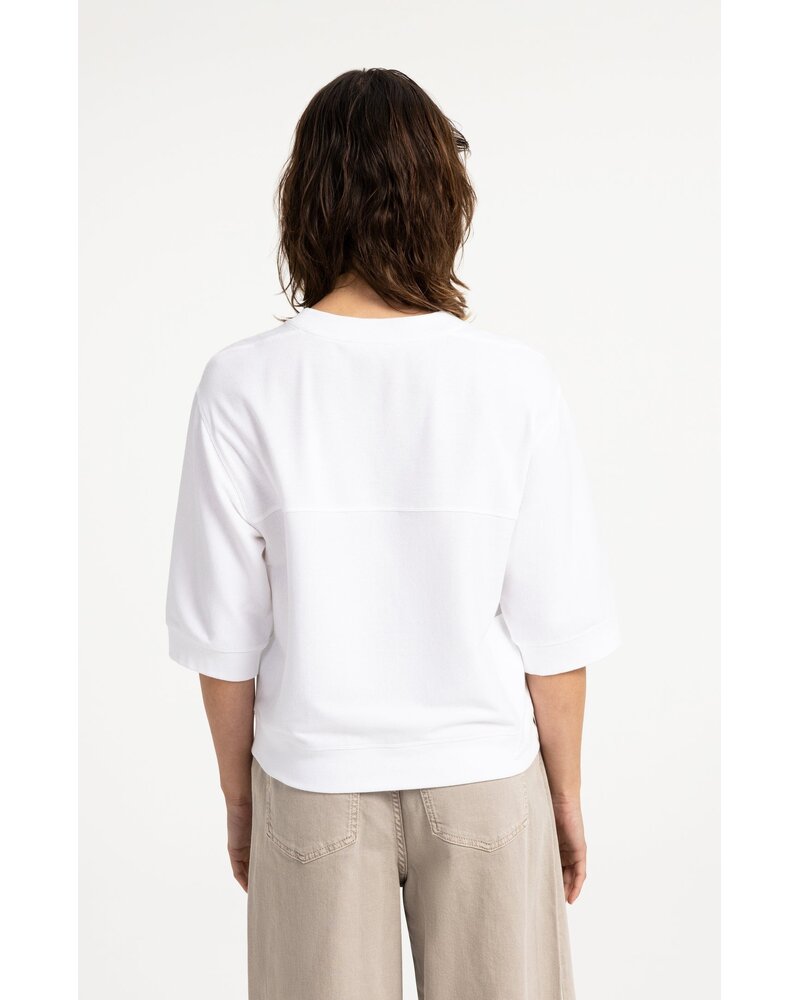 Yaya T-shirt jersey côtelé