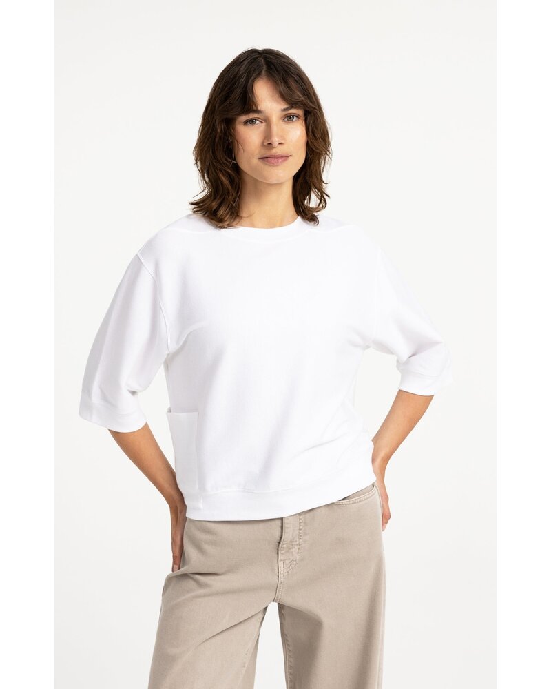 Yaya T-shirt jersey côtelé