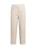 Yaya Pantalon coupe carotte en faux cuir