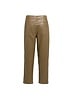 Yaya Pantalon coupe carotte en faux cuir