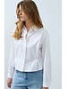 Yaya Chemise popeline avec taille ajustable