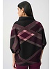 Joseph Ribkoff Funnel Neck Printed Sweater -263947
