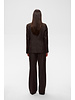 Pantalon brun melange Cadie