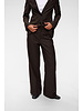 Pantalon brun melange Cadie