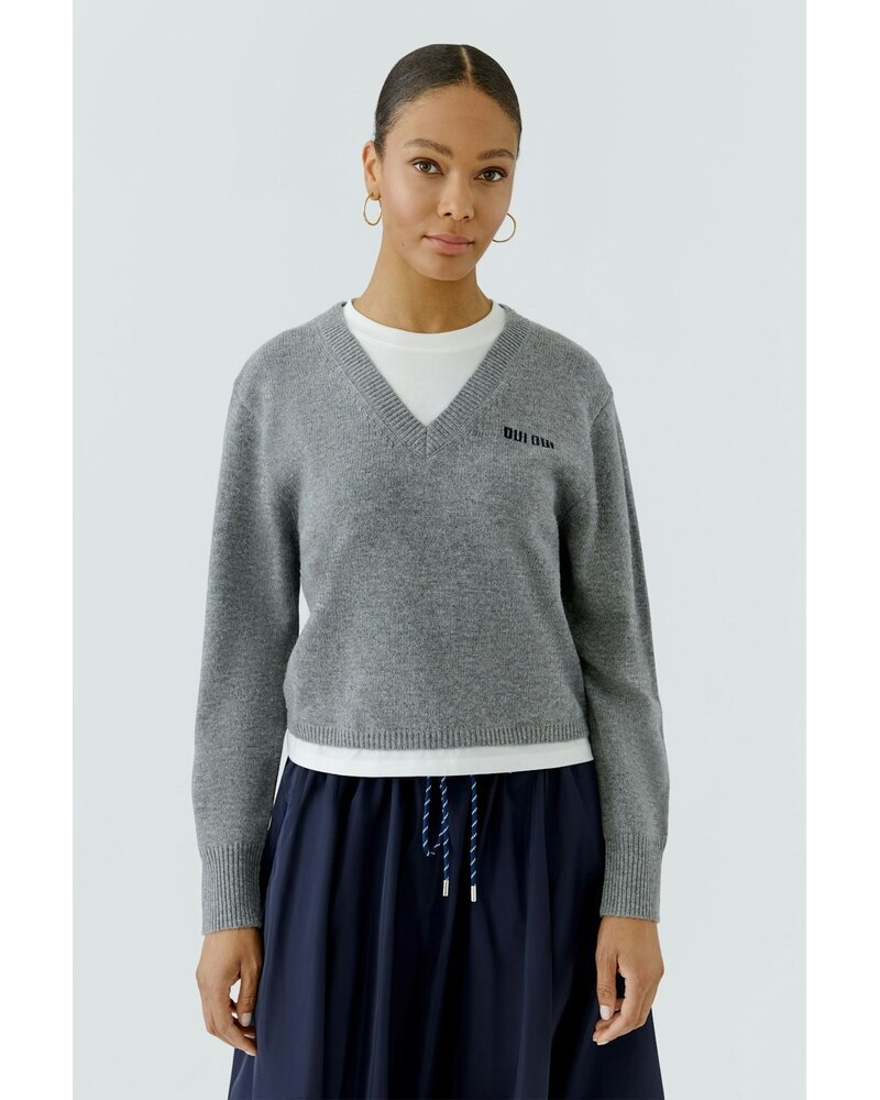 Oui Layered Sweater -98037