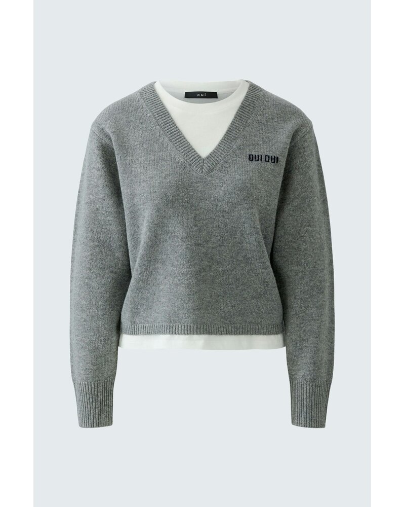 Oui Layered Sweater -98037