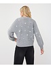 Esqualo Sweater with Embroidered Hearts-F2627530