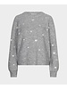 Esqualo Sweater with Embroidered Hearts-F2627530