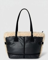 Surkana Le Sac Fourre-Tout avec bordure en fausse fourrure - Dome811