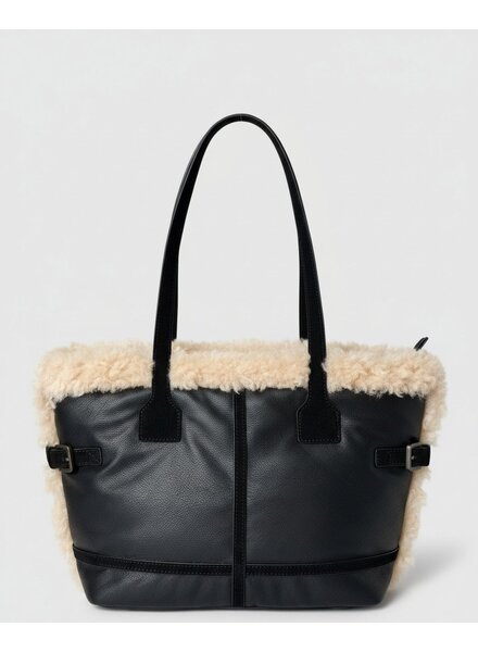 Surkana Le Sac Fourre-Tout avec bordure en fausse fourrure - Dome811