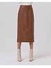 Surkana Faux Leather Pencil Skirt -Capu622