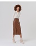 Surkana Jupe en faux cuir -Capu622