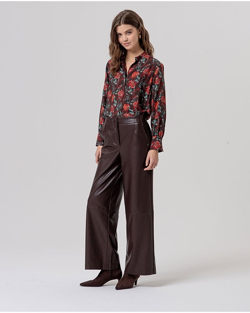 Surkana Pantalon en faux cuir-Capu521