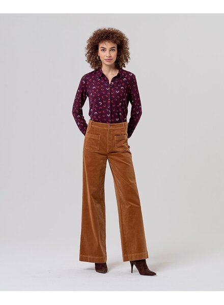 Surkana Corduroy Wide Leg Pants -Tass523