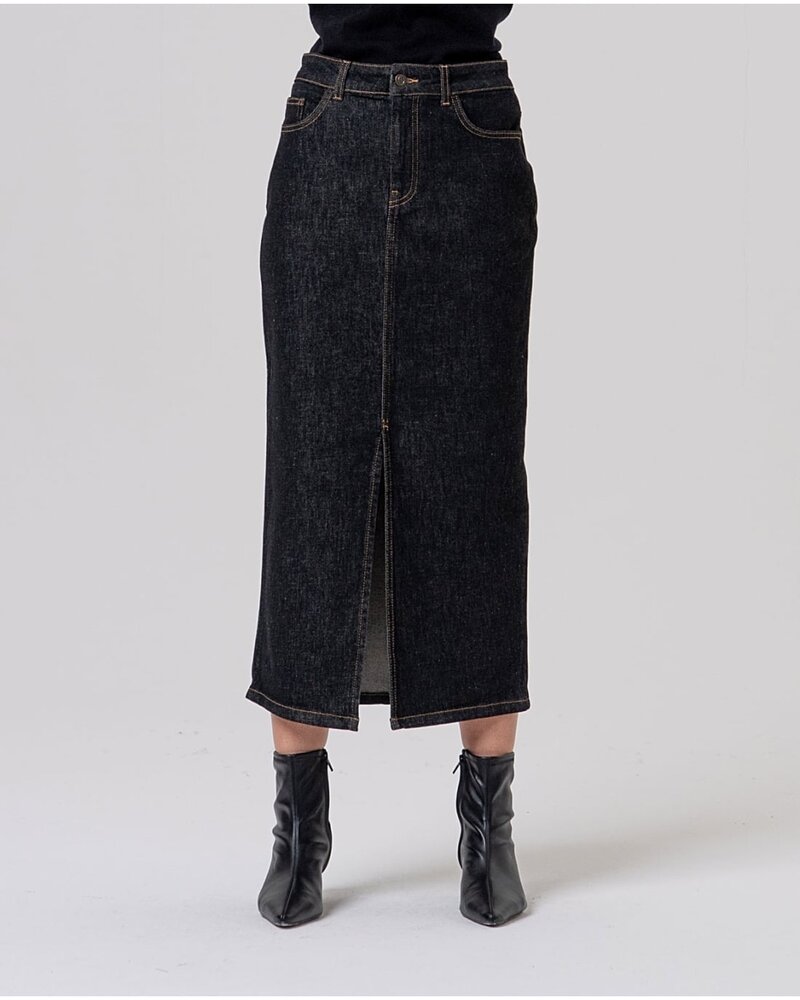 Surkana Jupe midi en denim-Baje624