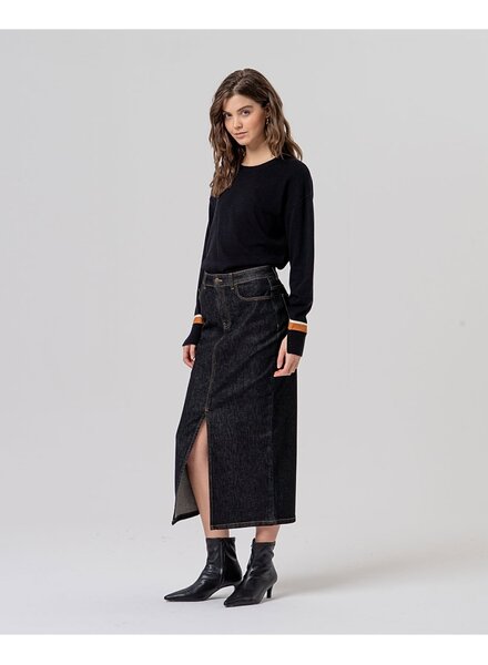 Surkana Midi Denim Skirt -Baje624