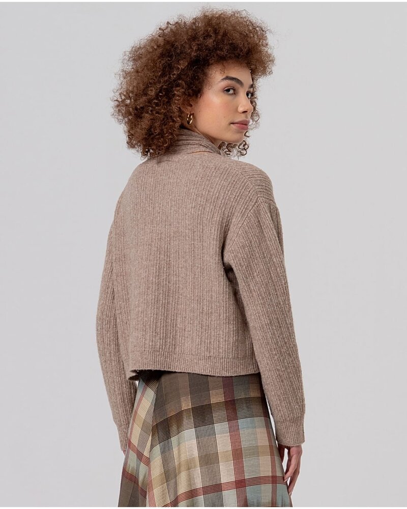Surkana Cardigan avec foulard amovible-Bazu333