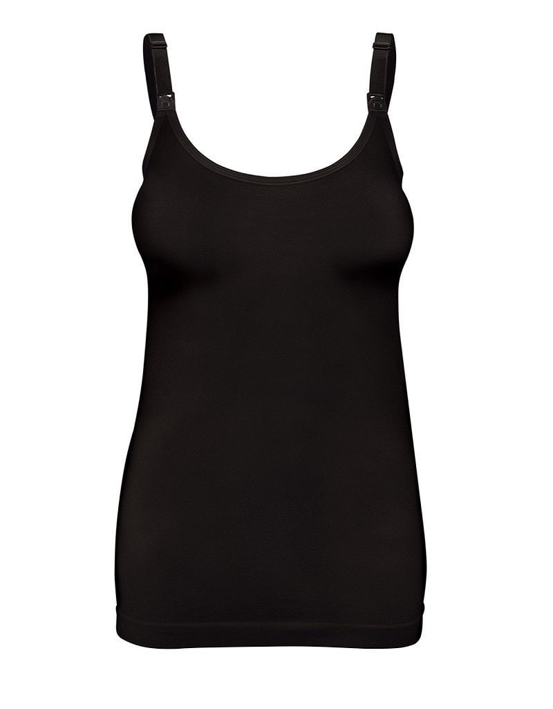 Bravado! Basics Women's Seamless Maternity Nursing Tank Top Cami for  Breastfeeding with Adjustable Straps, Black, Small : : Clothing,  Shoes & Accessories