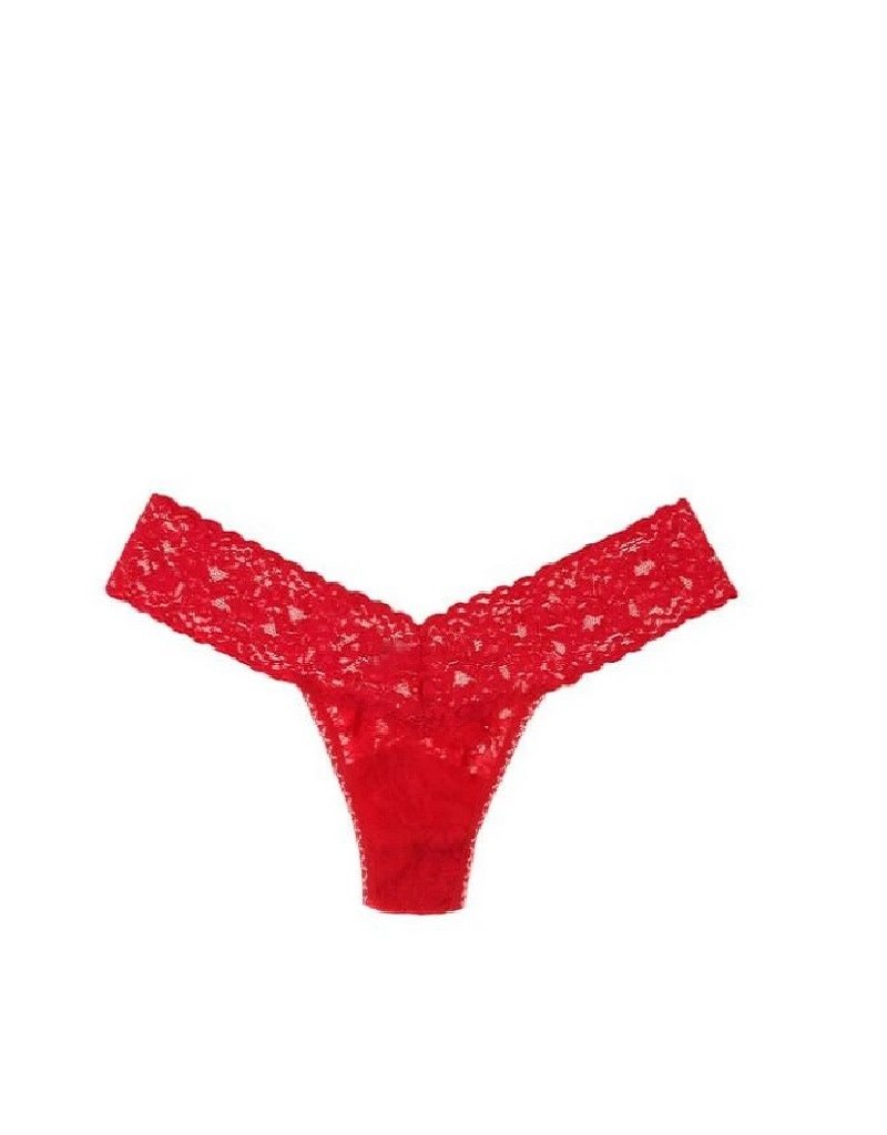 Hanky Panky Original Rise Thong 4811 Red One Size